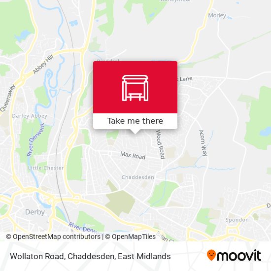 Wollaton Road, Chaddesden map