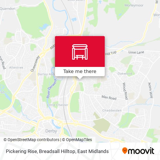 Pickering Rise, Breadsall Hilltop map