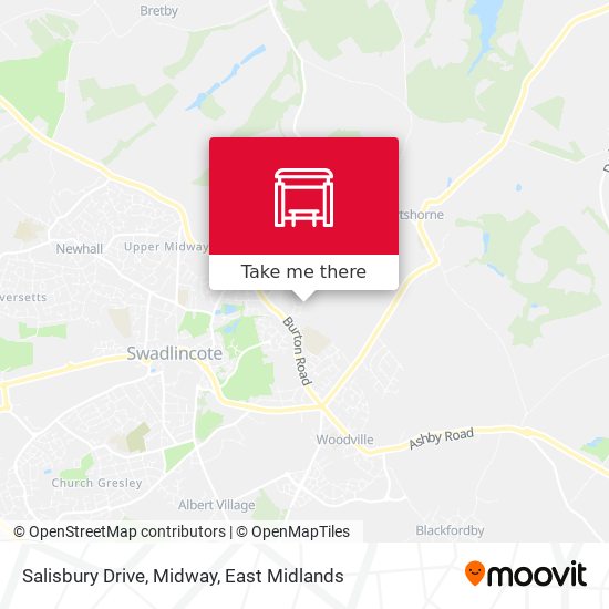 Salisbury Drive, Midway map