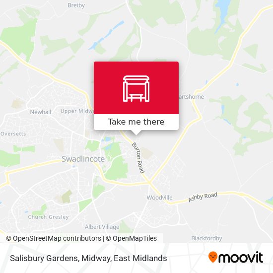 Salisbury Gardens, Midway map