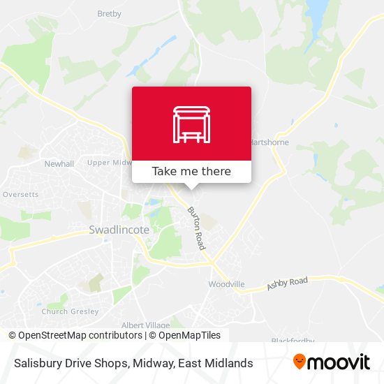 Salisbury Drive Shops, Midway map