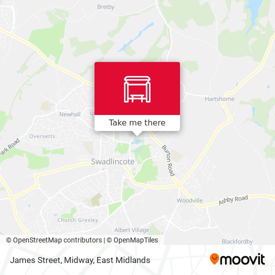 James Street, Midway map