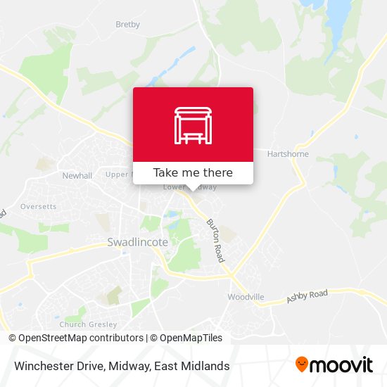 Winchester Drive, Midway map