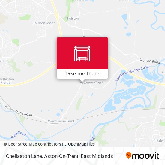 Chellaston Lane, Aston-On-Trent map