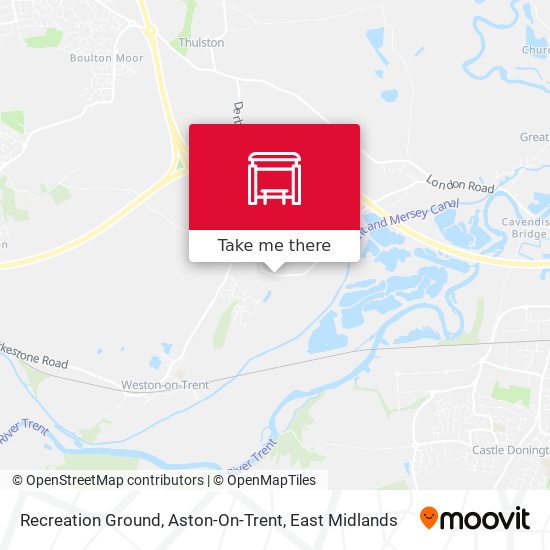 Recreation Ground, Aston-On-Trent map
