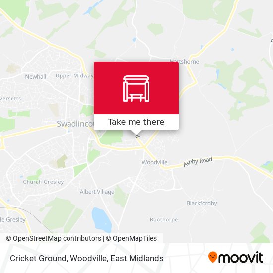 Cricket Ground, Woodville map