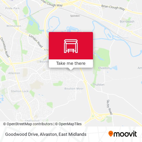 Goodwood Drive, Alvaston map