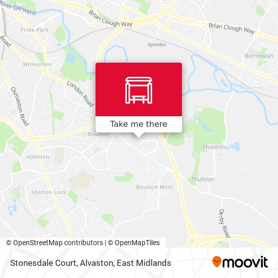 Stonesdale Court, Alvaston map