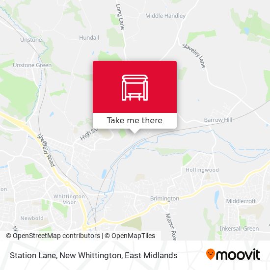 Station Lane, New Whittington map