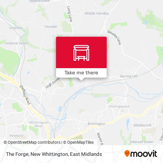 The Forge, New Whittington map