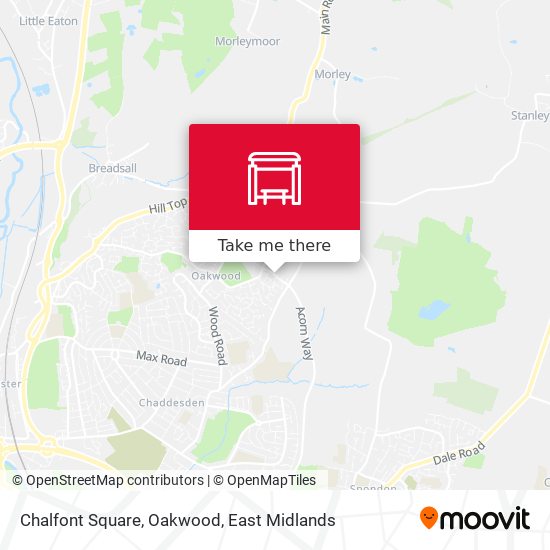 Chalfont Square, Oakwood map