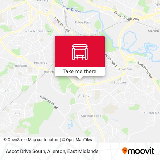 Ascot Drive South, Allenton map