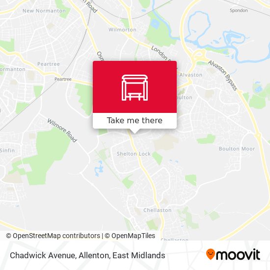 Chadwick Avenue, Allenton map