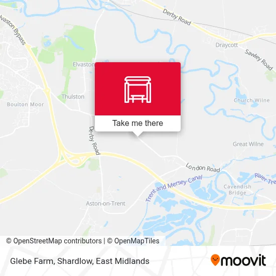 Glebe Farm, Shardlow map