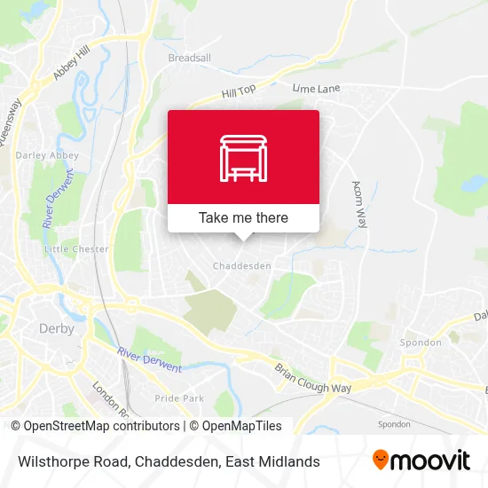 Wilsthorpe Road, Chaddesden map