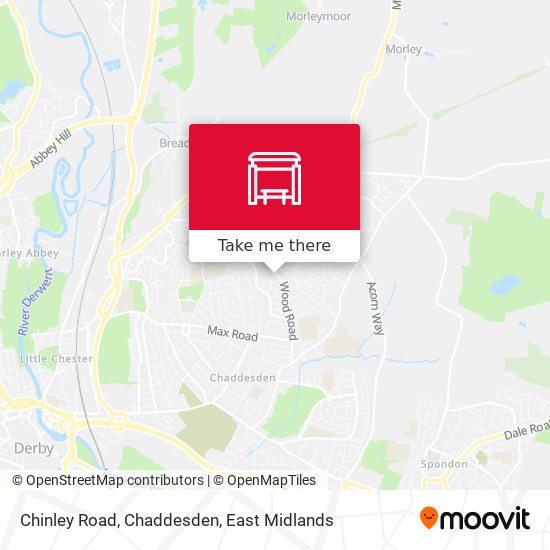 Chinley Road, Chaddesden map