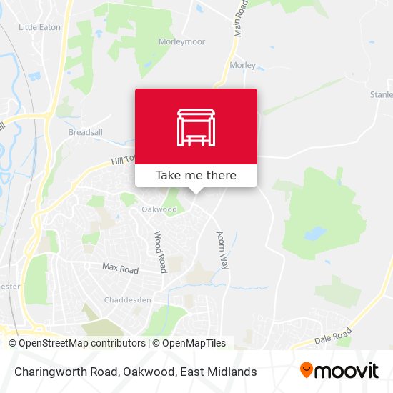 Charingworth Road, Oakwood map