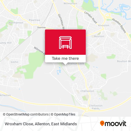 Wroxham Close, Allenton map