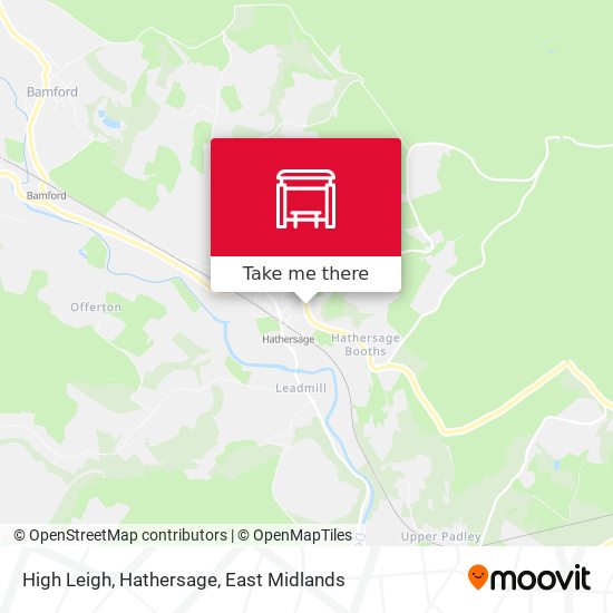 High Leigh, Hathersage map
