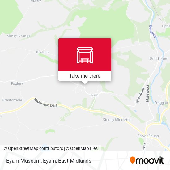 Eyam Museum, Eyam map
