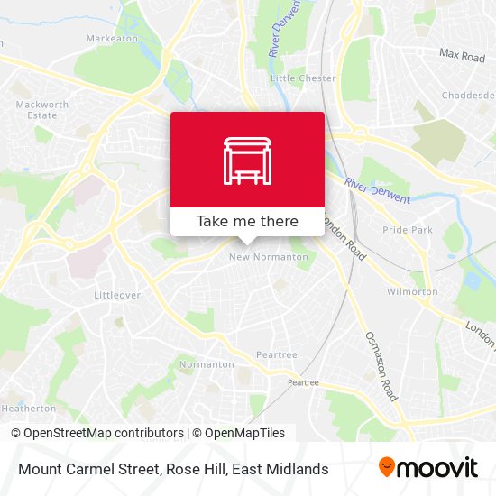 Mount Carmel Street, Rose Hill map