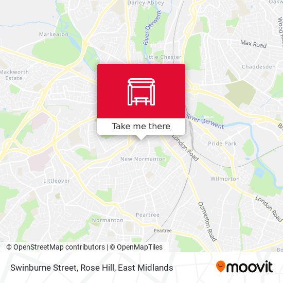 Swinburne Street, Rose Hill map