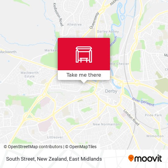 South Street, New Zealand map