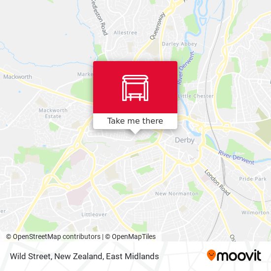 Wild Street, New Zealand map