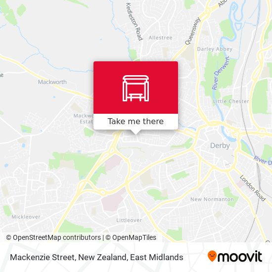 Mackenzie Street, New Zealand map