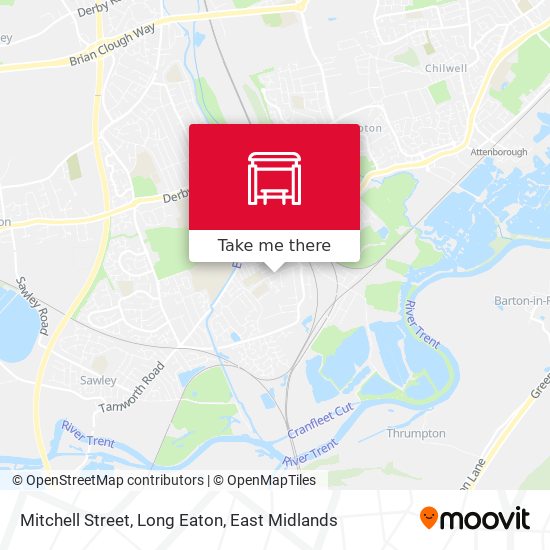 Mitchell Street, Long Eaton map