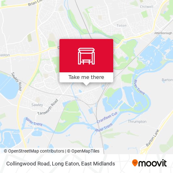 Collingwood Road, Long Eaton map