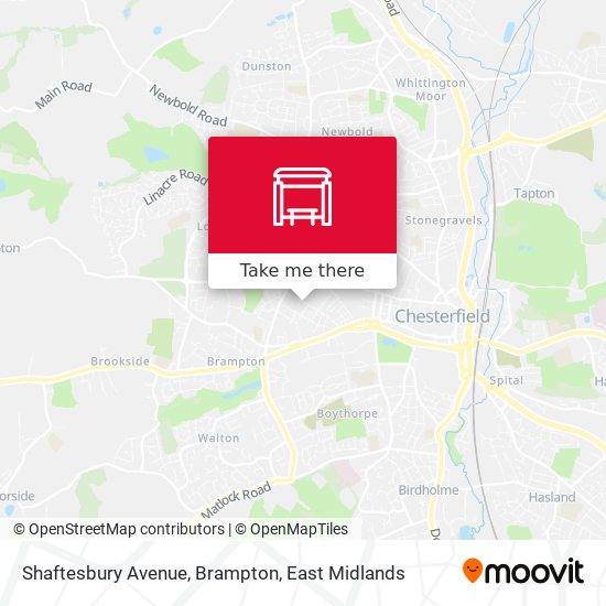 Shaftesbury Avenue, Brampton map