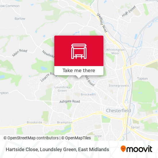 Hartside Close, Loundsley Green map