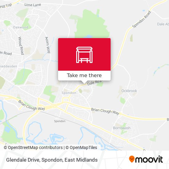 Glendale Drive, Spondon map
