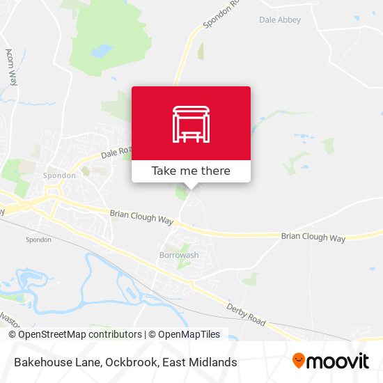 Bakehouse Lane, Ockbrook map