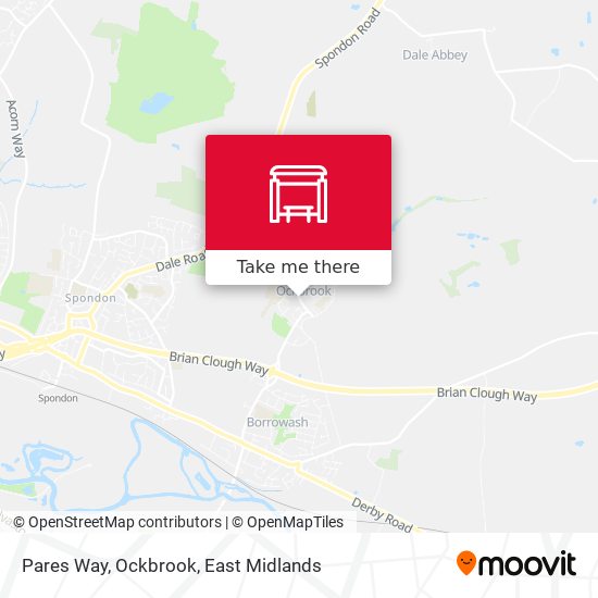 Pares Way, Ockbrook map