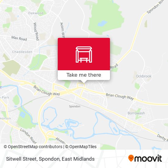 Sitwell Street, Spondon map