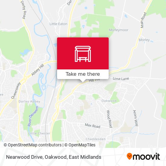 Nearwood Drive, Oakwood map