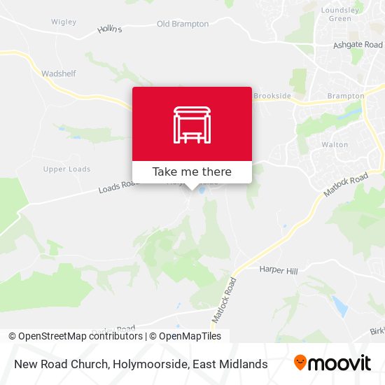 New Road Church, Holymoorside map