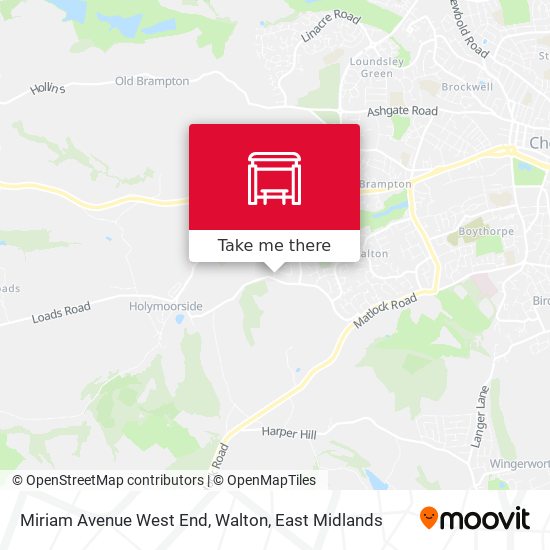 Miriam Avenue West End, Walton map