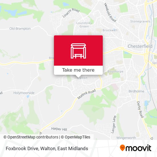 Foxbrook Drive, Walton map