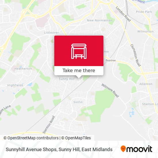 Sunnyhill Avenue Shops, Sunny Hill map