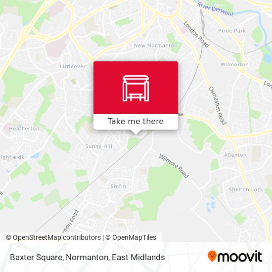 Baxter Square, Normanton map