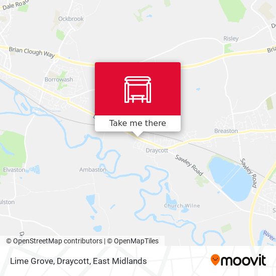 Lime Grove, Draycott map