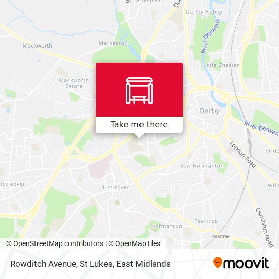 Rowditch Avenue, St Lukes map