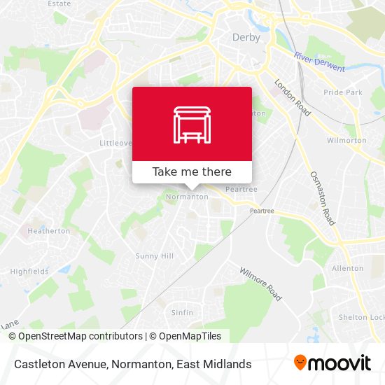 Castleton Avenue, Normanton map