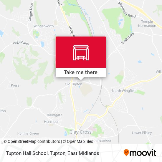 Tupton Hall School, Tupton map