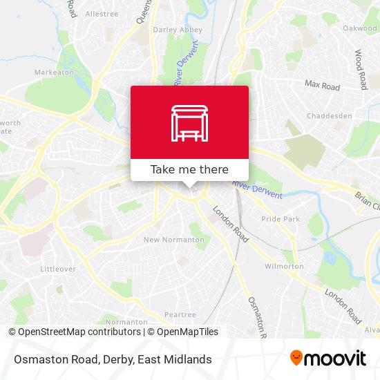 Osmaston Road, Derby map