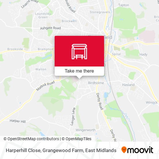 Harperhill Close, Grangewood Farm map