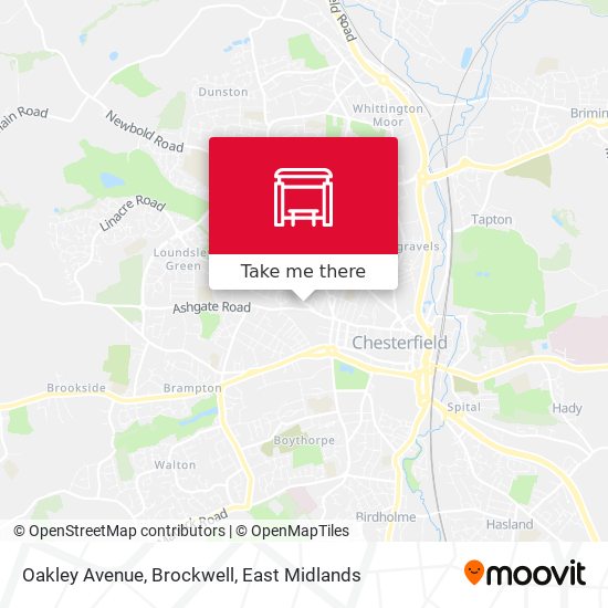 Oakley Avenue, Brockwell map